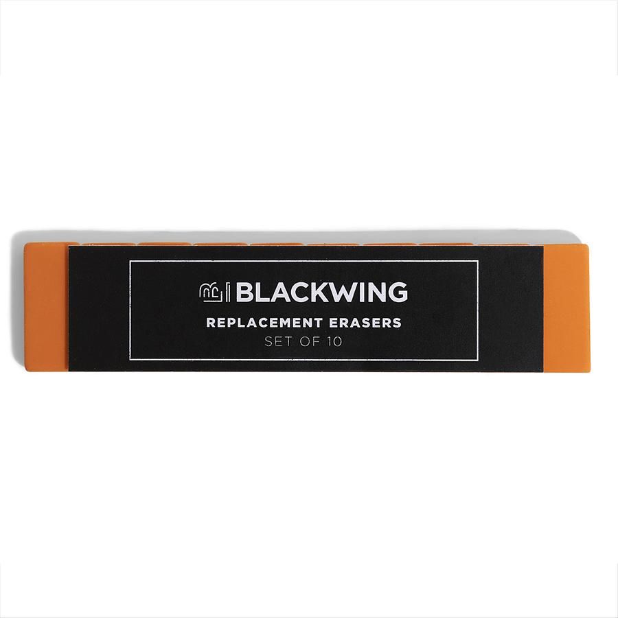 美國 BLACKWING 鉛筆 橡皮擦補充組/ 10入/ 橘